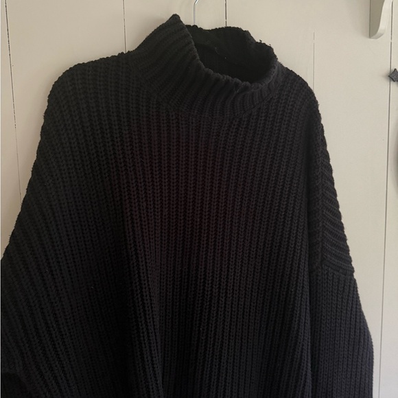 ASOS Midnight Black Cowl Neck Sweater - Picture 2 of 4